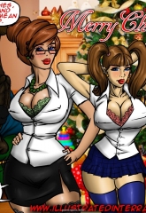 Holiday Pictures- illustrated interracial image 13