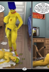Marge’s Big Secret- Simpsons 3D image 25