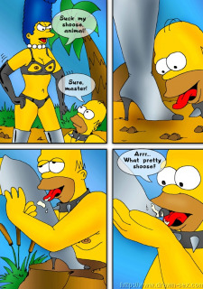 Simpsons meets Flintstones- Drawn sex image 06