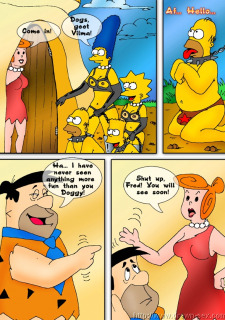 Simpsons meets Flintstones- Drawn sex image 09