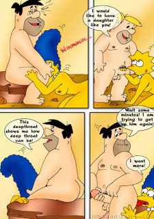 Simpsons meets Flintstones- Drawn sex image 12