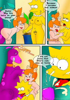 Simpsons meets Flintstones- Drawn sex image 17