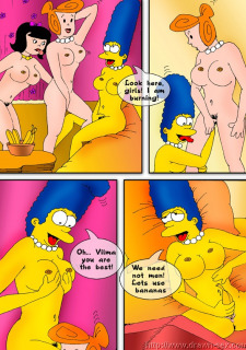 Simpsons meets Flintstones- Drawn sex image 20