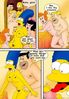 Simpsons meets Flintstones- Drawn sex image 26