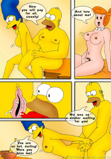Simpsons meets Flintstones- Drawn sex image 28