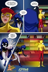 Teen Titans Comic – Raven vs Flash image 02