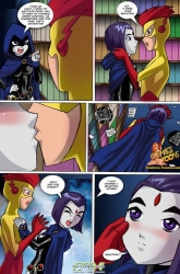 Teen Titans Comic – Raven vs Flash image 04