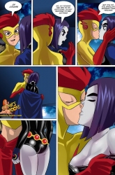 Teen Titans Comic – Raven vs Flash image 05