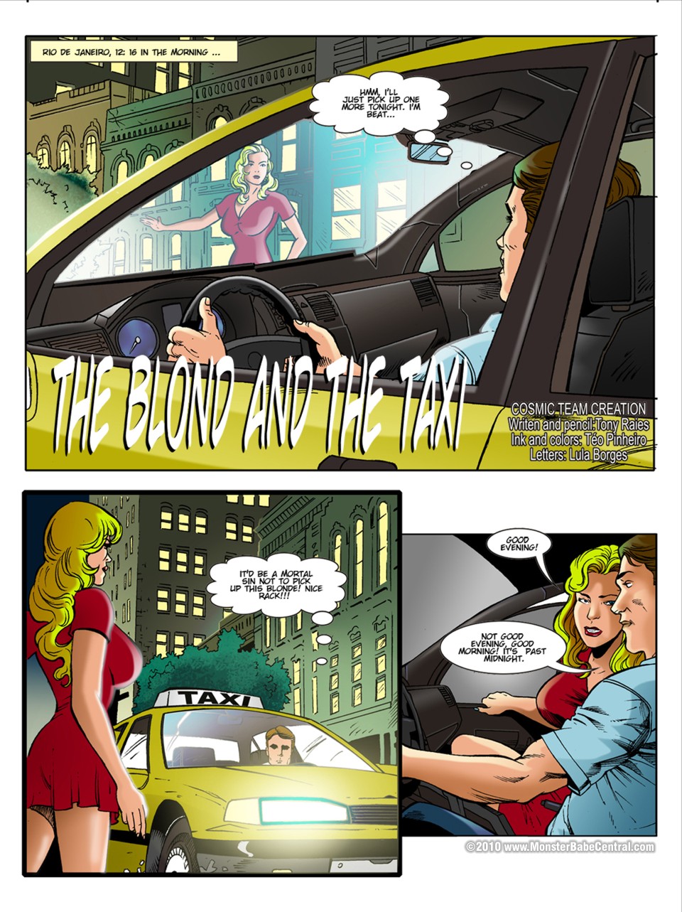 Porn Comics - The Blond and the Taxi porn comics 8 muses