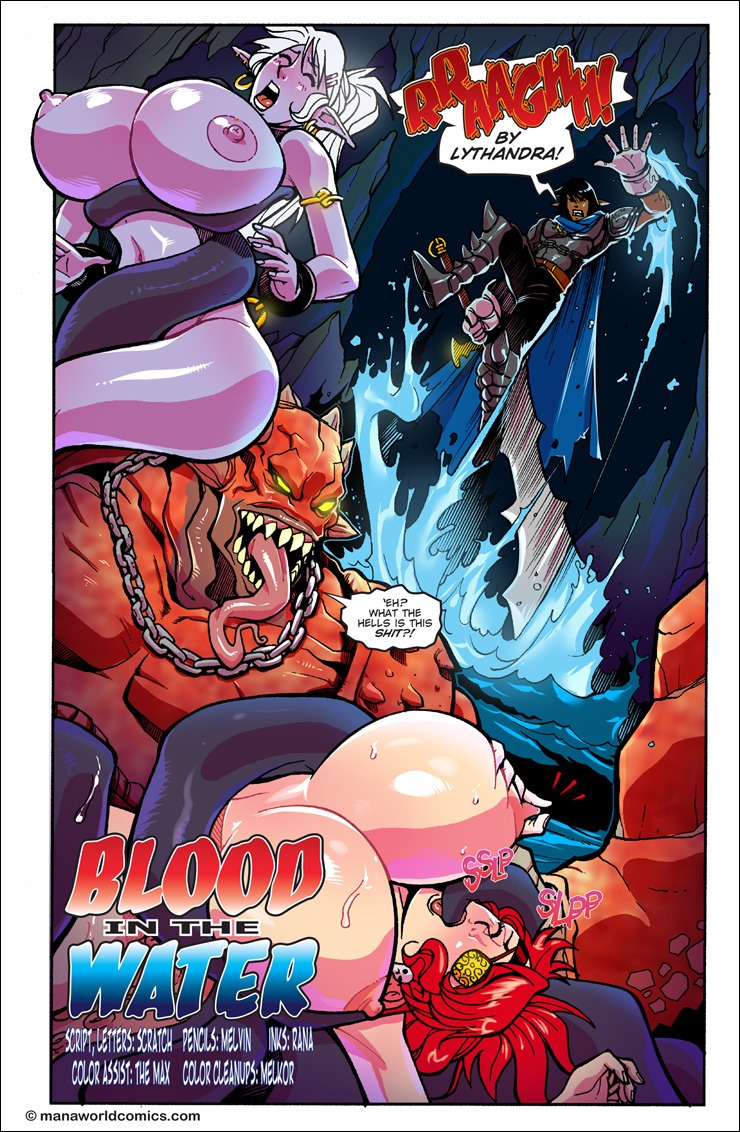 Porn Comics - Blood in the Water- Mana World porn comics 8 muses