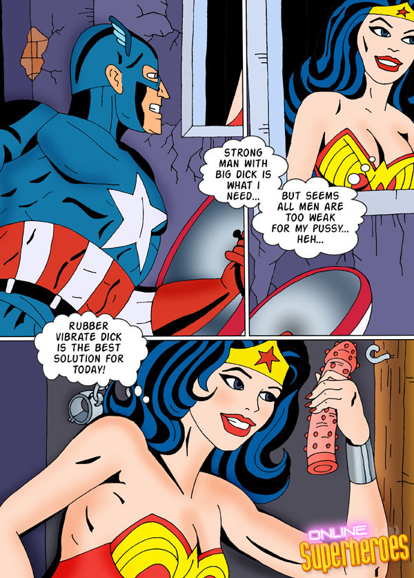 Porn Comics - Captain America vs Wonder Woman porn comics 8 muses