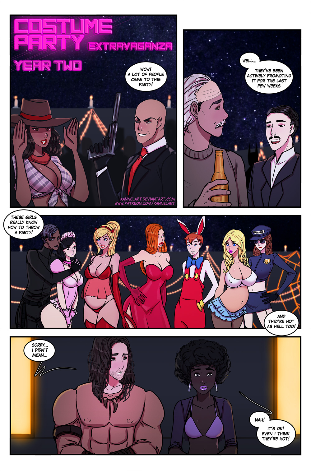 Porn Comics - Costume Party Extravaganza Year Two- Kannel porn comics 8 muses