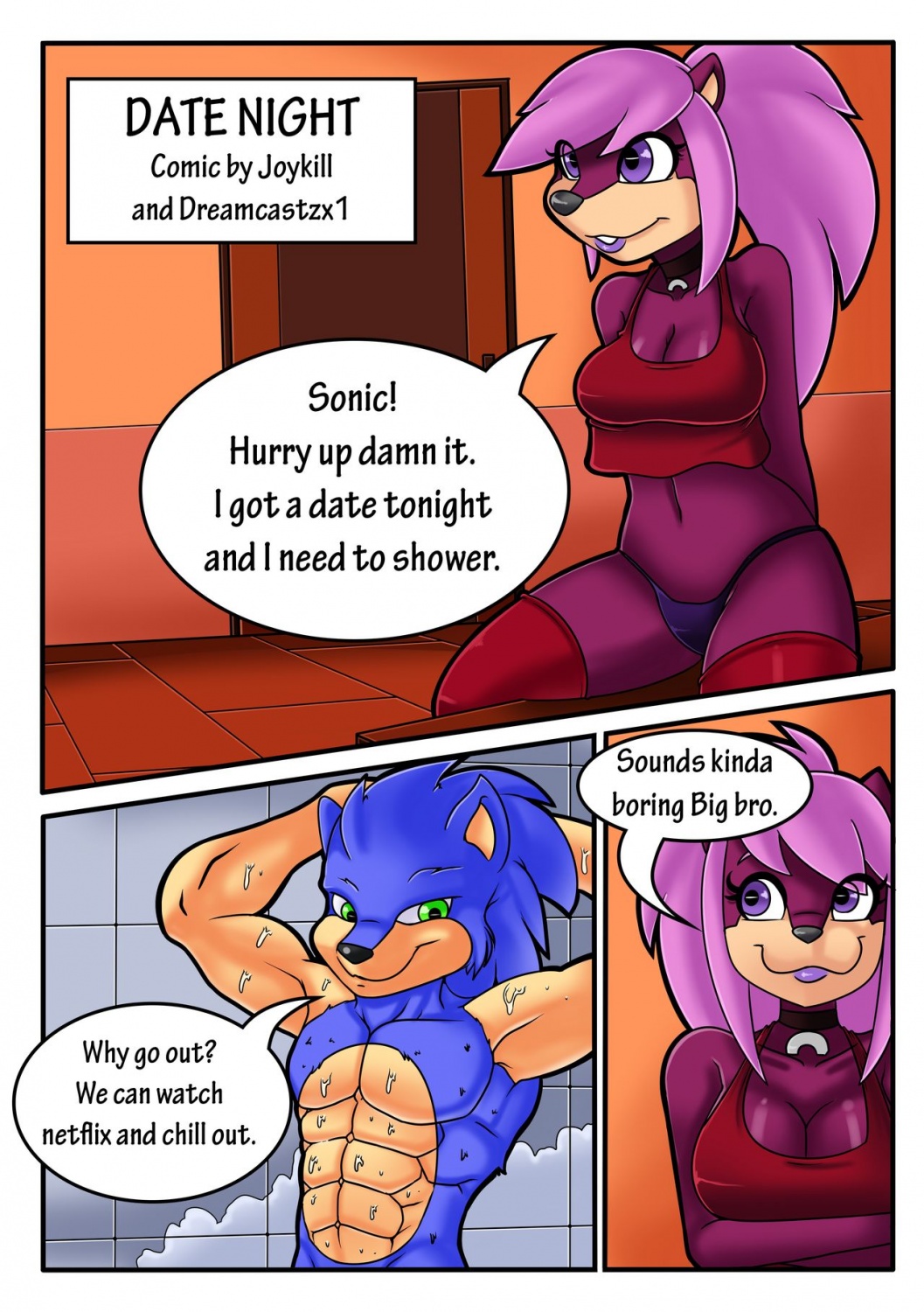 Porn Comics - Date Night- Sonic the Hedgehog porn comics 8 muses