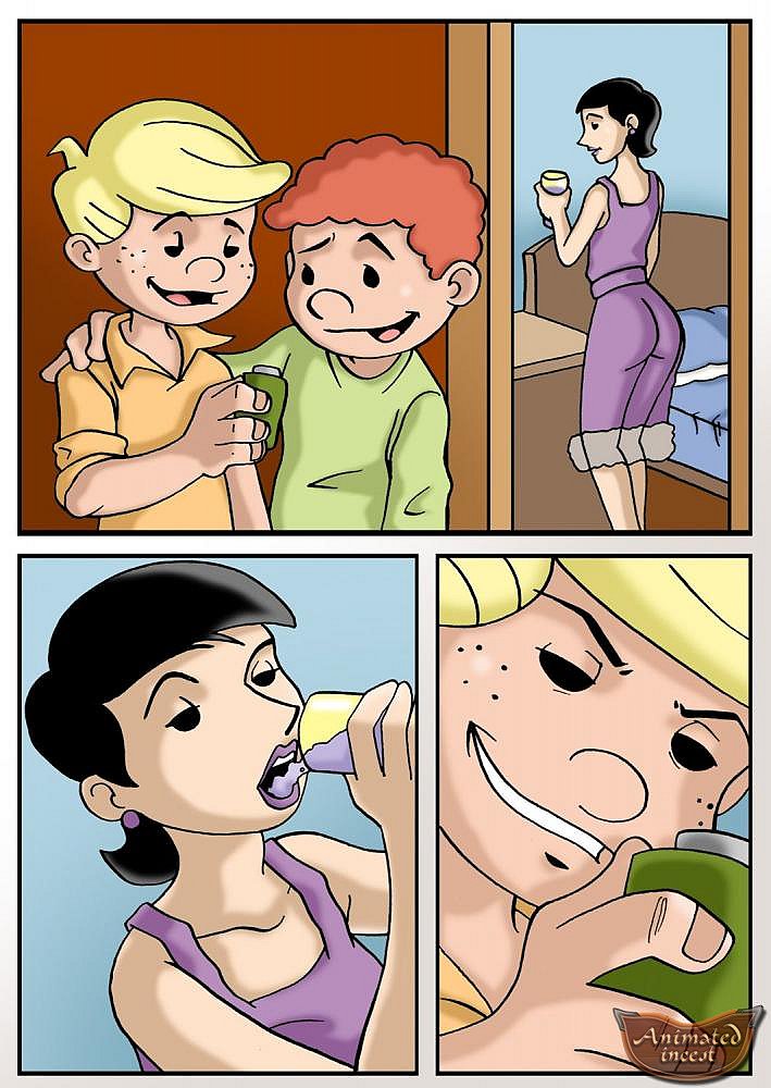 Porn Comics - Dennis made his mom to go sleeping porn comics 8 muses