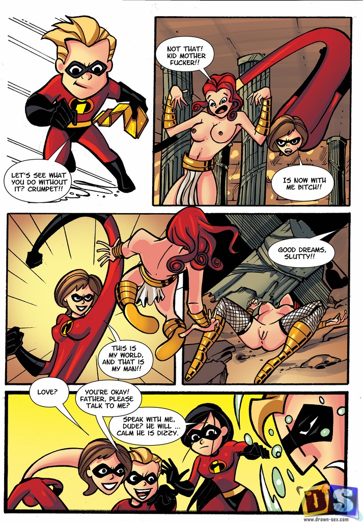 The Incredibles Dash Sex - The Incredibles In Egypt- Drawn Sex porn comics 8 muses