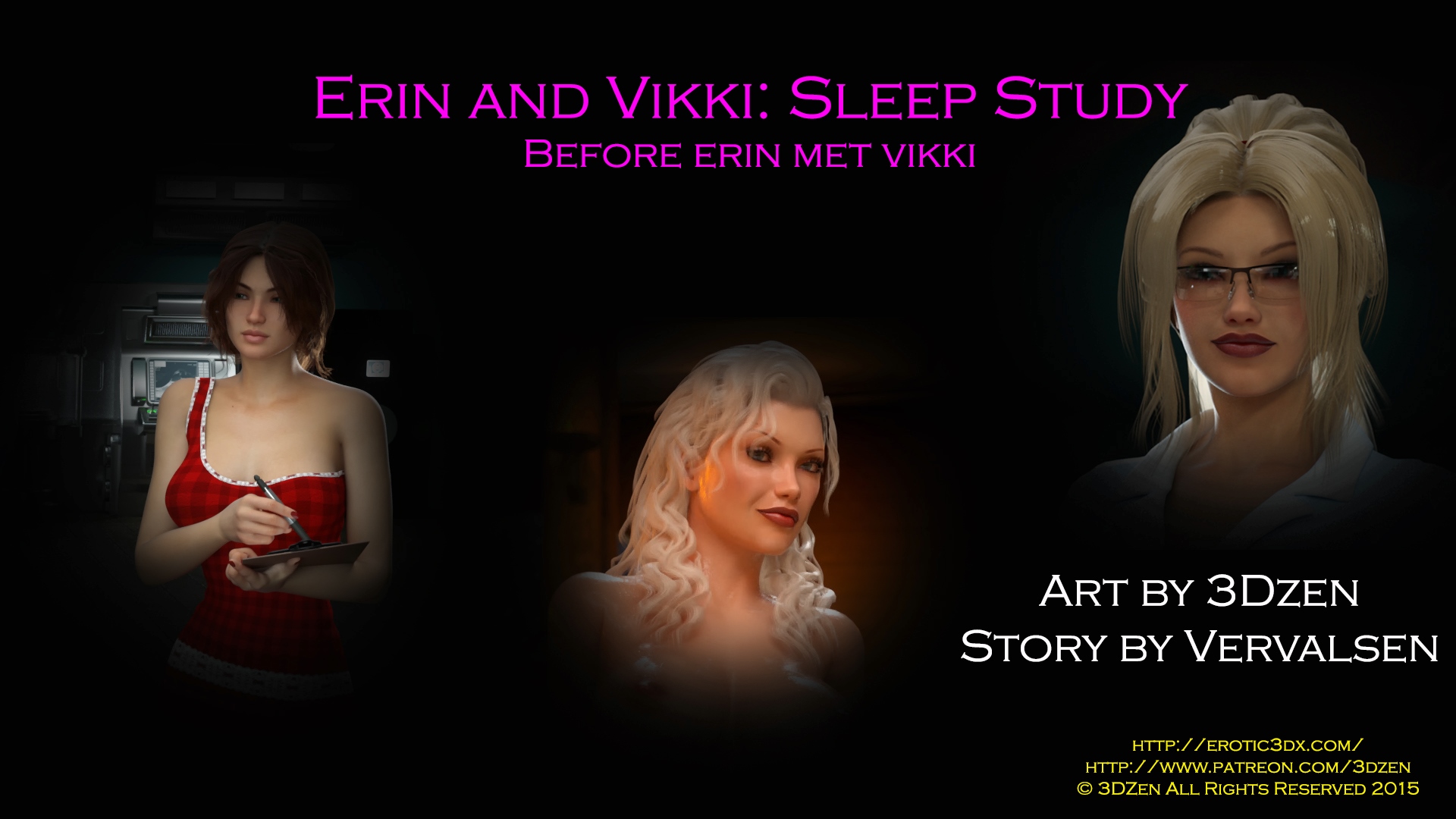 Porn Comics - Erin & Vikki 3 – Sleep Study ( 3DZen ) porn comics 8 muses