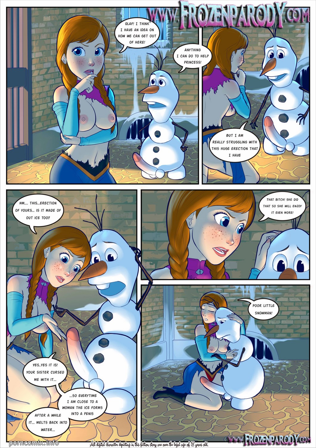Porn Comics - Frozen Parody 3- Iceman porn comics 8 muses