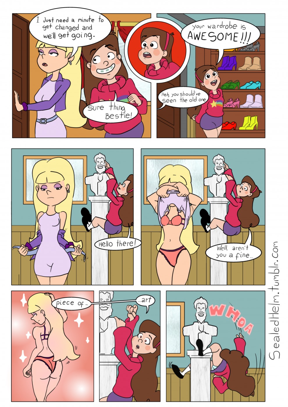 990px x 1400px - Gravity Falls- Mabel x Pacifica porn comics 8 muses