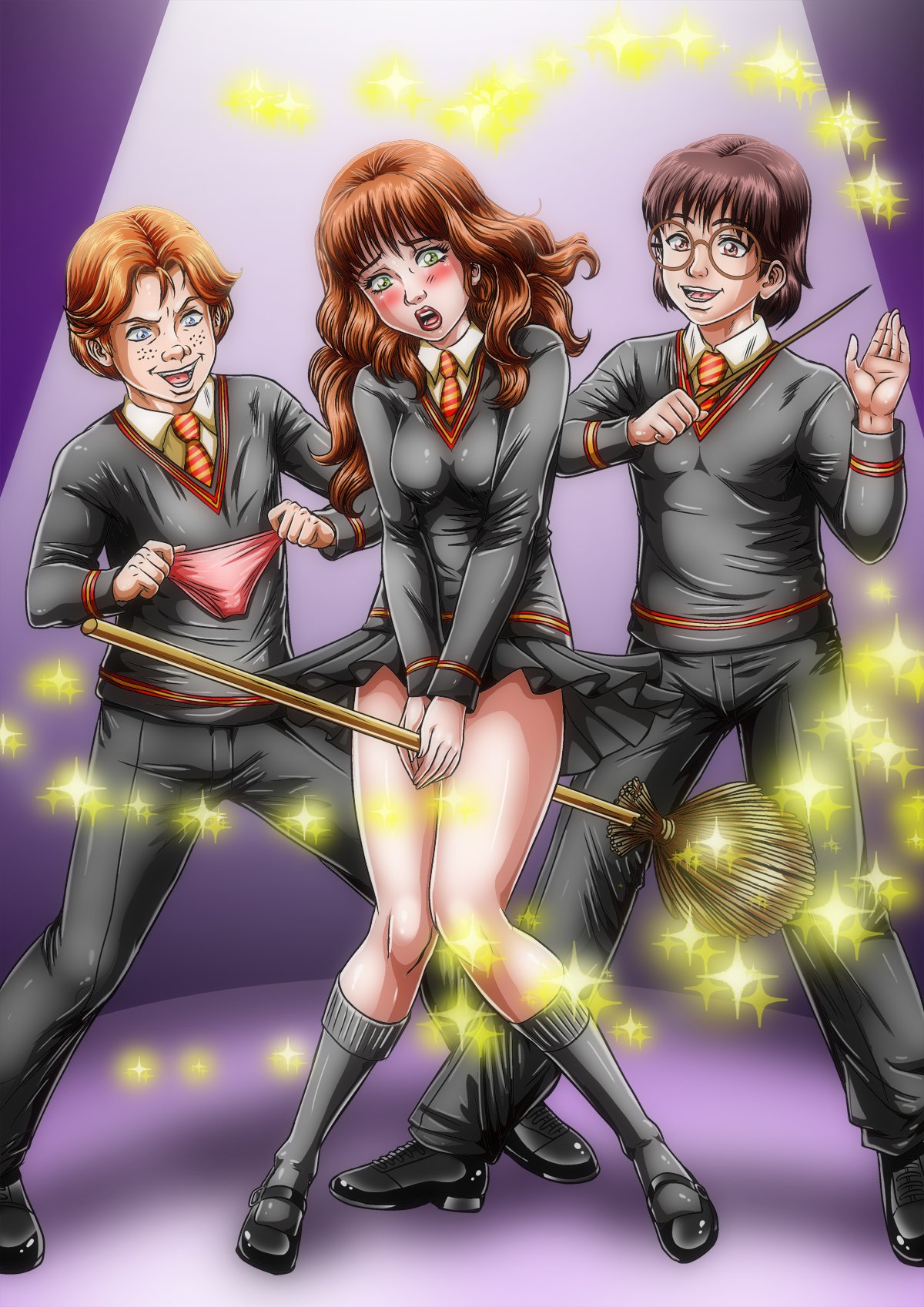 Hermione's Punishment- Harry Potter porn comics 8 muses