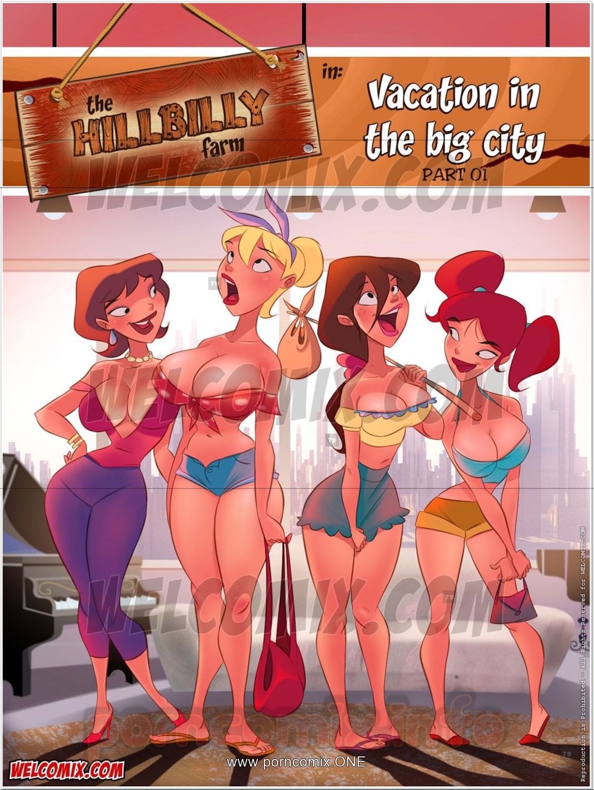 Porn Comics - Hillbilly Farm 01- Vacation in Big City porn comics 8 muses
