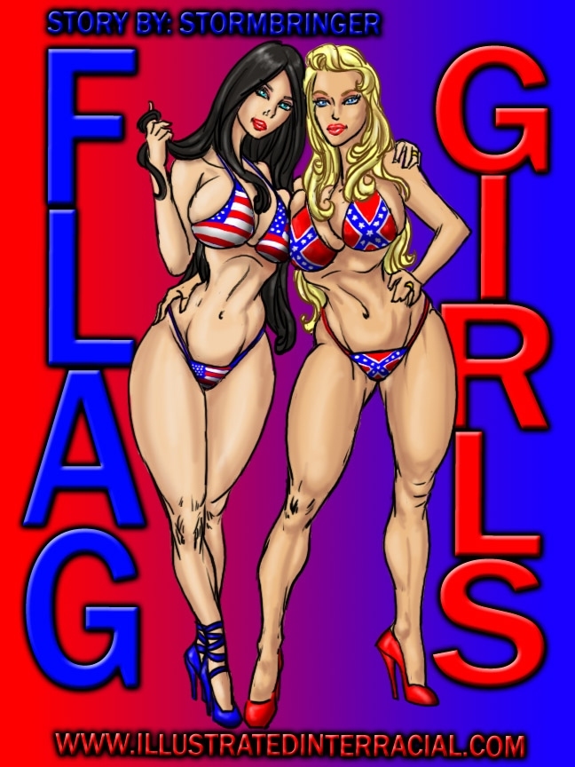 Porn Comics - Flag Girls- Illustrated interracial porn comics 8 muses