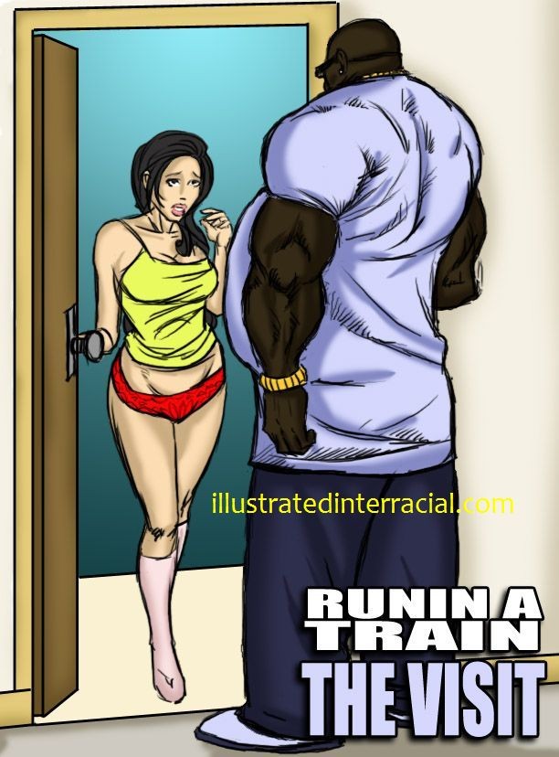 Porn Comics - Runin A Train Visit- illustrated interracial porn comics 8 muses