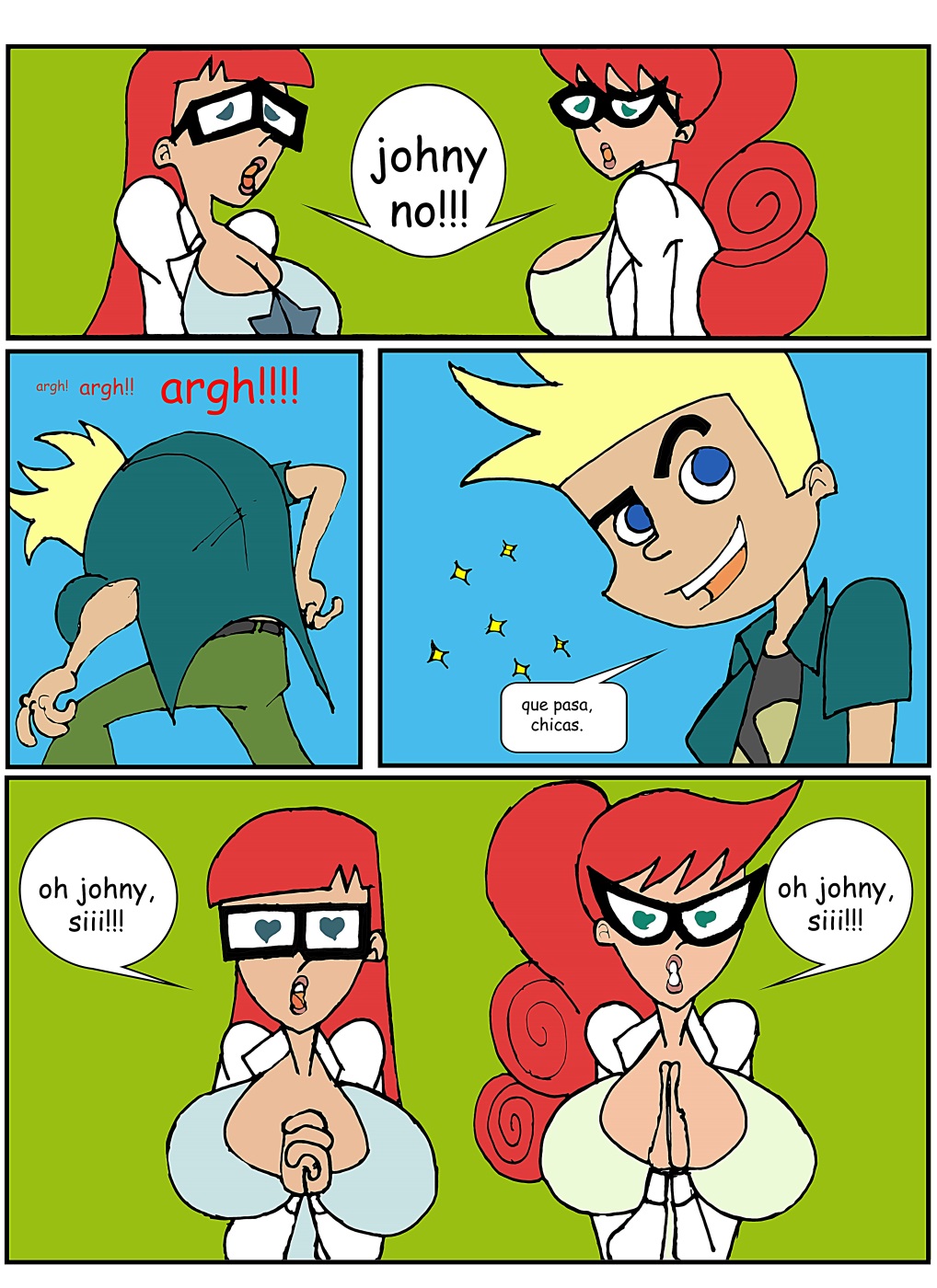 Johnny Test Lesbian Hentai Comics - Johnny Test- Johny Pest 1 (Spanish) porn comics 8 muses