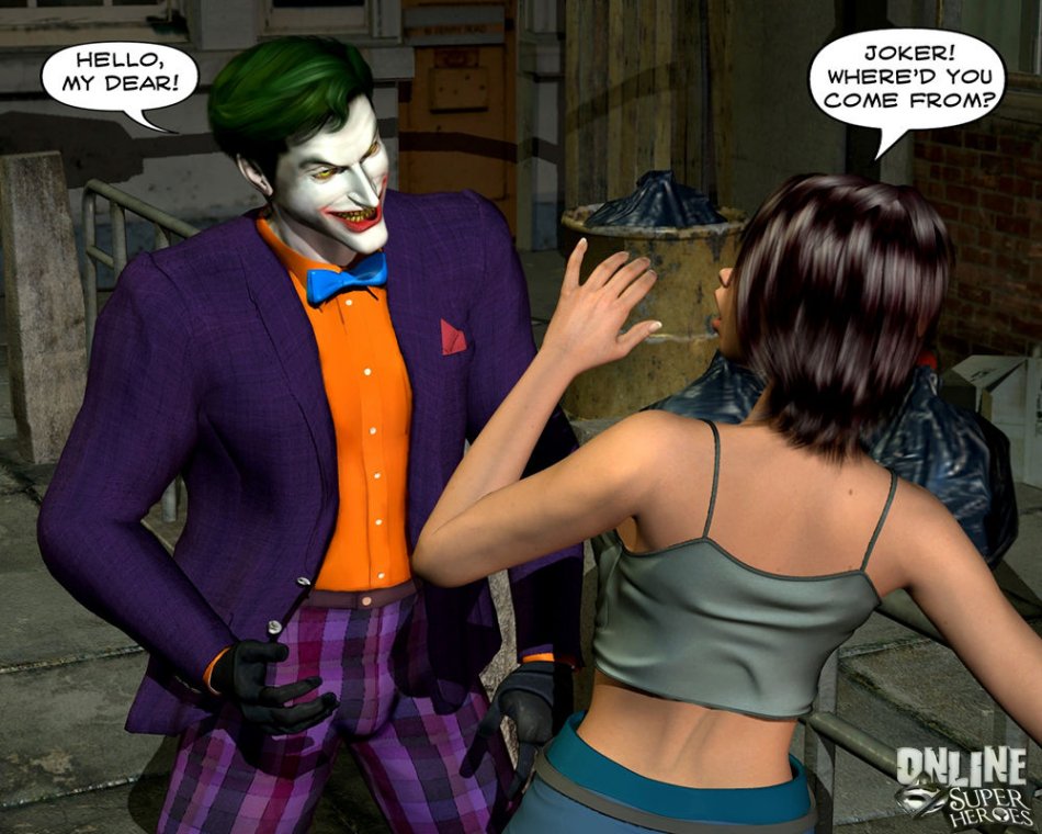 Porn Comics - Joker Bangs hot babe in Alley- Online Superheroes porn comics 8 muses