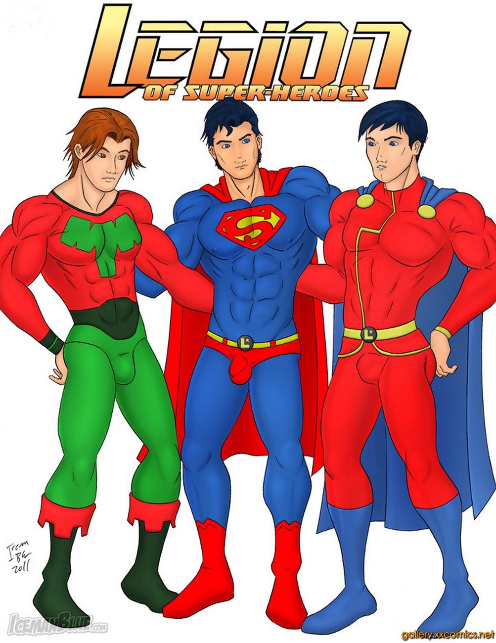 Legion-Of-Super-Heroes IcemanBlue Parody image 01