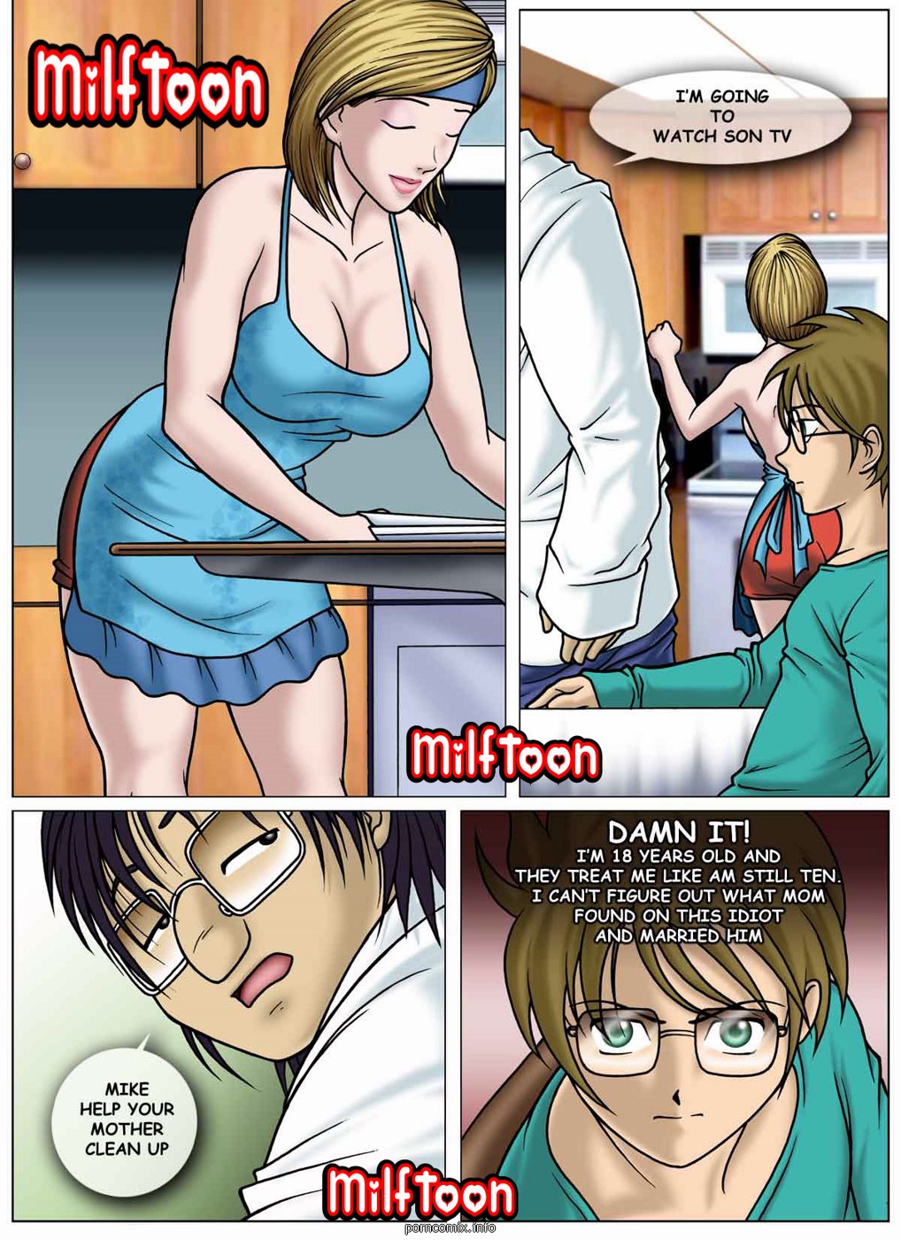 Porn Comics - Milftoon- Suprizing porn comics 8 muses