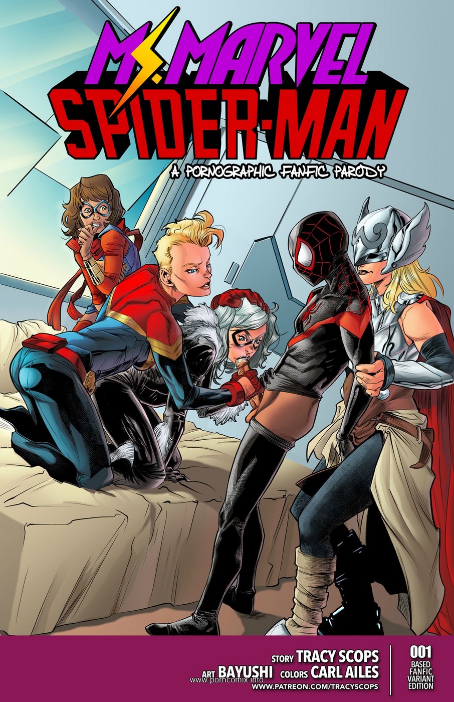 Porn Comics - Miss Marvel Spider-Man- Tracy Scops porn comics 8 muses