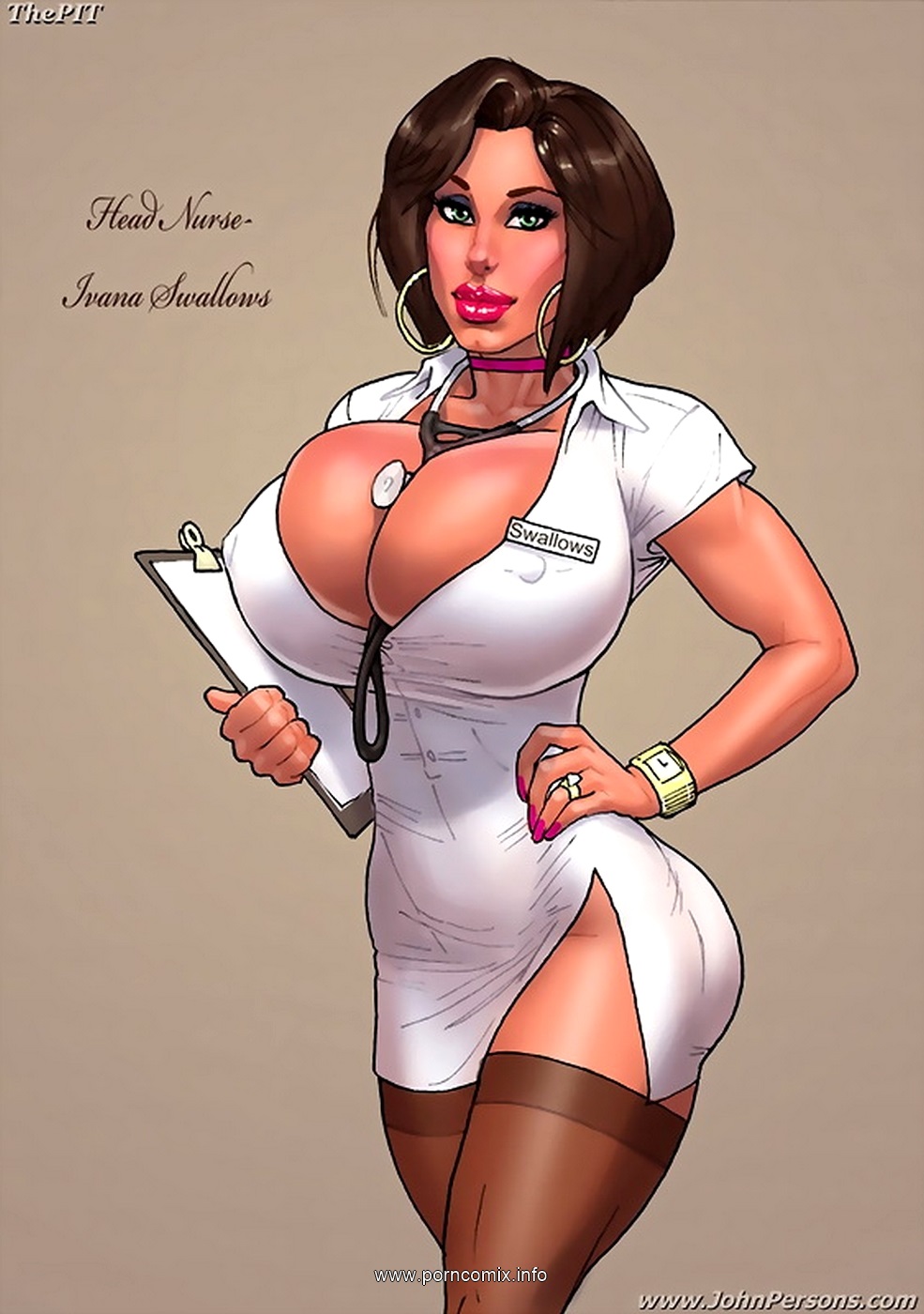 Porn Comics - Interracial Ivana Nurse Fucked- John Persons porn comics 8 muses