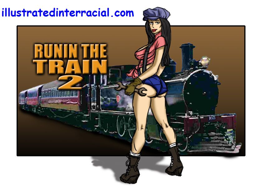 Runnin A Train 2- illustrated interracial image 01
