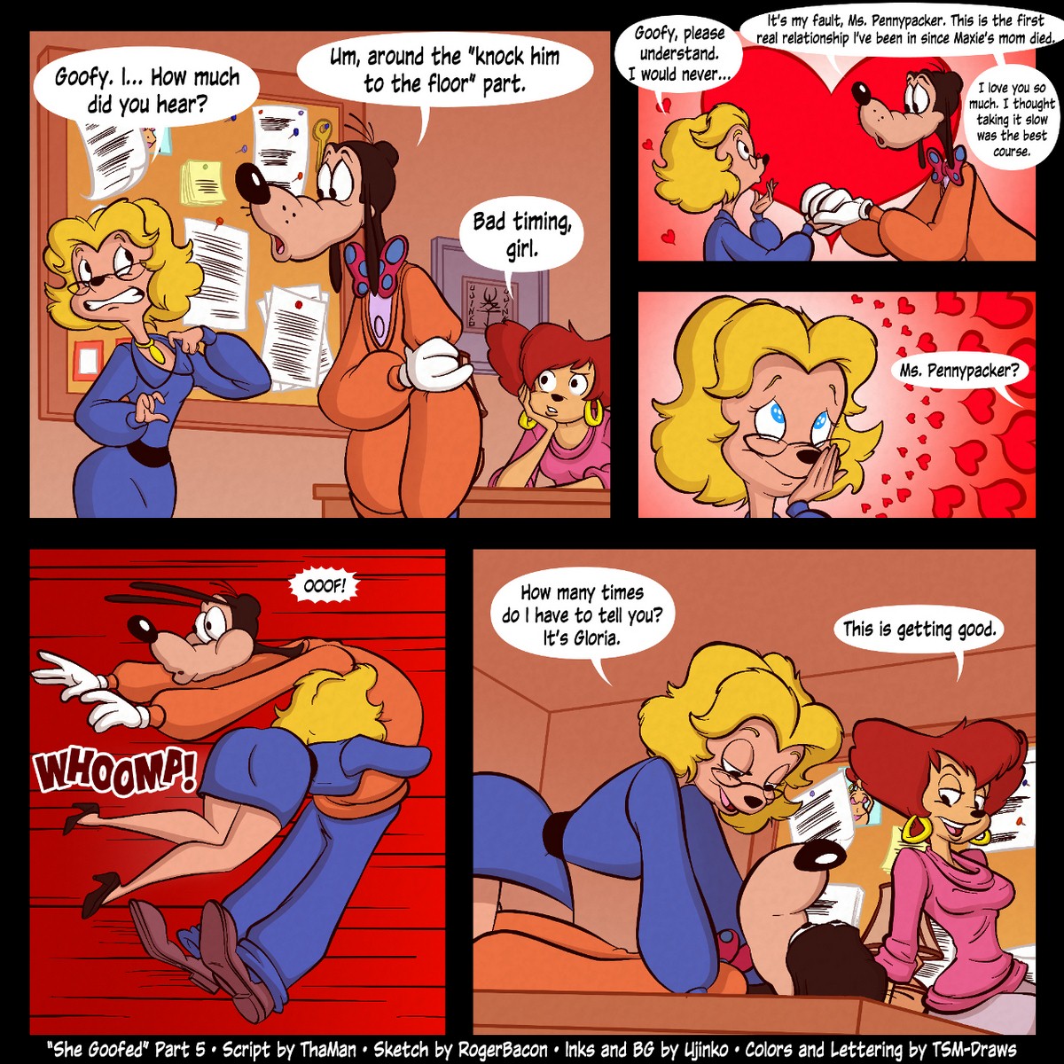 Porn Comics - She Goofed! (Goof Troop) porn comics 8 muses