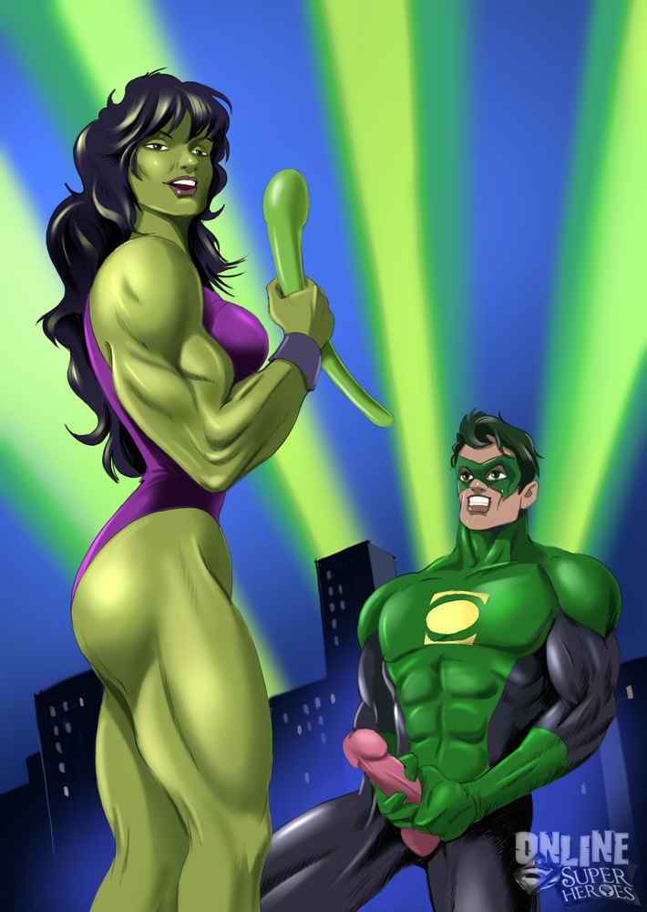 Porn Comics - She Hulk- Green Lantern- Green Meeting porn comics 8 muses