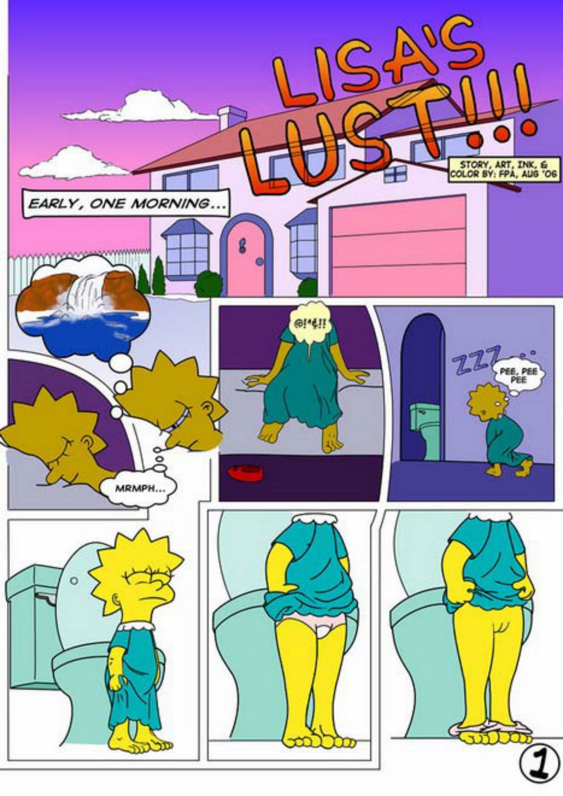 Porn Comics - The Simpsons-Lisa’s Lust porn comics 8 muses