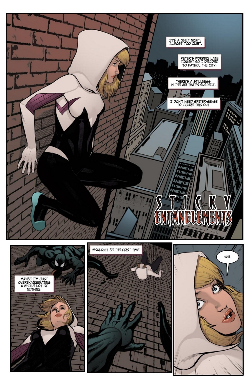 Porn Comics - Sticky Entanglements- Spider-man porn comics 8 muses
