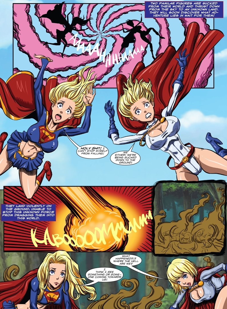 Supergirl Porn Taken - Supergirl and Power Girl- Pervtopia porn comics 8 muses