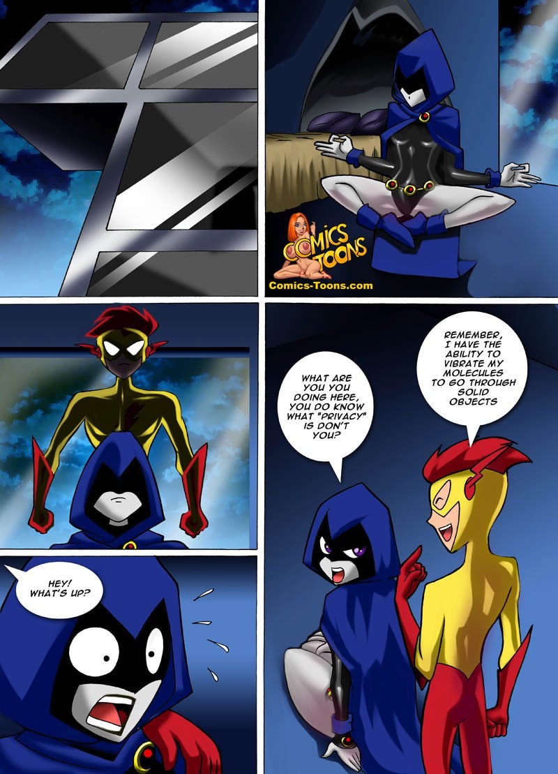 Porn Comics - Teen Titans Comic – Raven vs Flash porn comics 8 muses