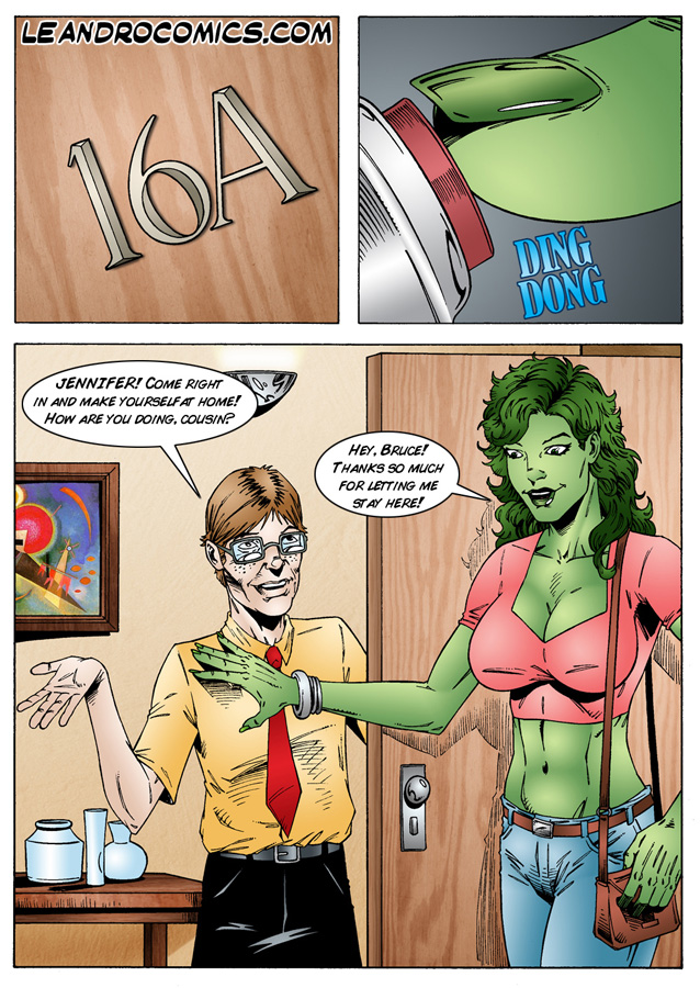 Porn Comics - The Incredible Excited Hulk- Leandro porn comics 8 muses