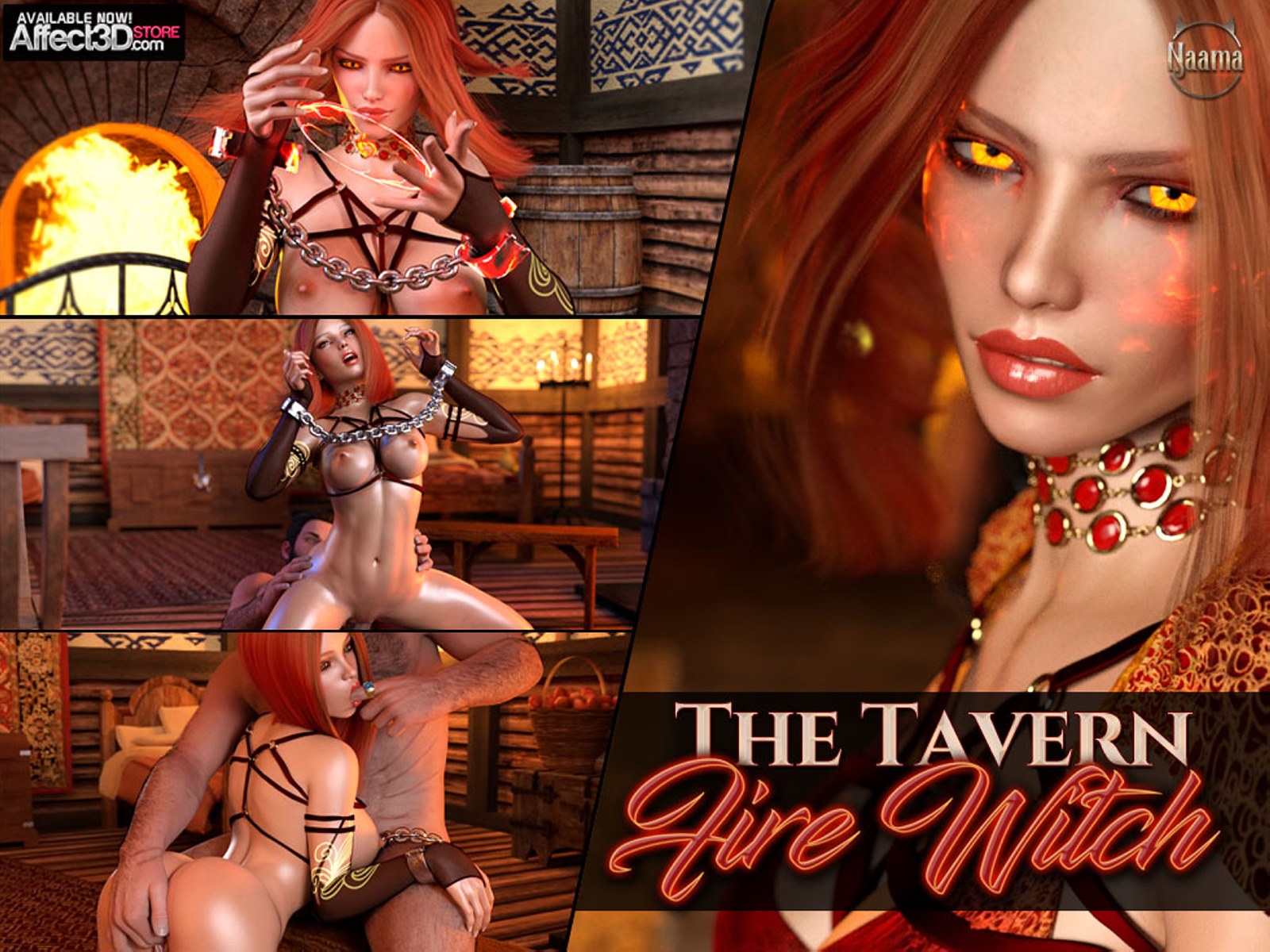 Porn Comics - The Tavern- Fire Witch- Affect3D porn comics 8 muses