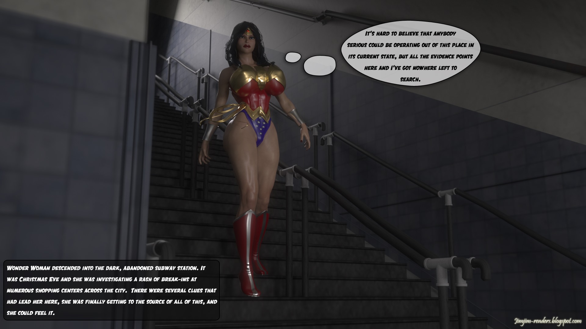 Porn Comics - Wonder Woman vs Gremlins Part 1- JimJim porn comics 8 muses