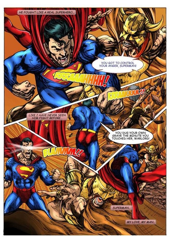 Wonder Woman vs Warlord (Superman) image 01