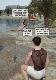 Beach Threesome Sex- 3D <a class=