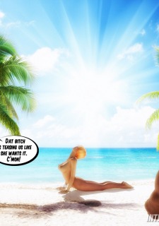 BBC Cum Slut On Vacation- InterracialSex3D image 3