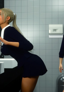 Erin and Vikki – Bathroom Break image 6