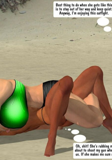 Megan & Denise- Catfight at Beach image 15
