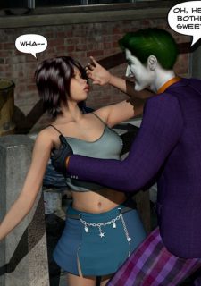 Joker Bangs hot babe in Alley- Online Superheroes image 3