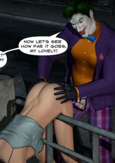 Joker Bangs hot babe in Alley- Online Superheroes image 8