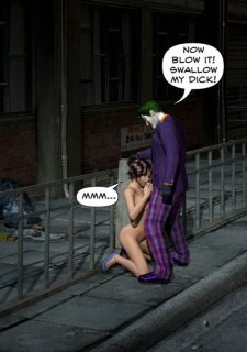 Joker Bangs hot babe in Alley- Online Superheroes image 14